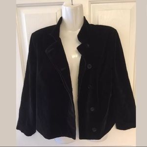 Isaac Mizrahi velvet blazer jacket small